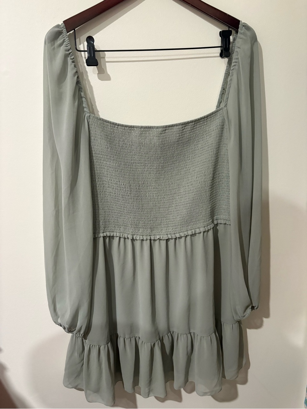 Sage Green Aritzia Wilfred Dress